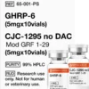 GHRP-6 (5mg x 10), CJC-1295 no DAC (5mg x 10)