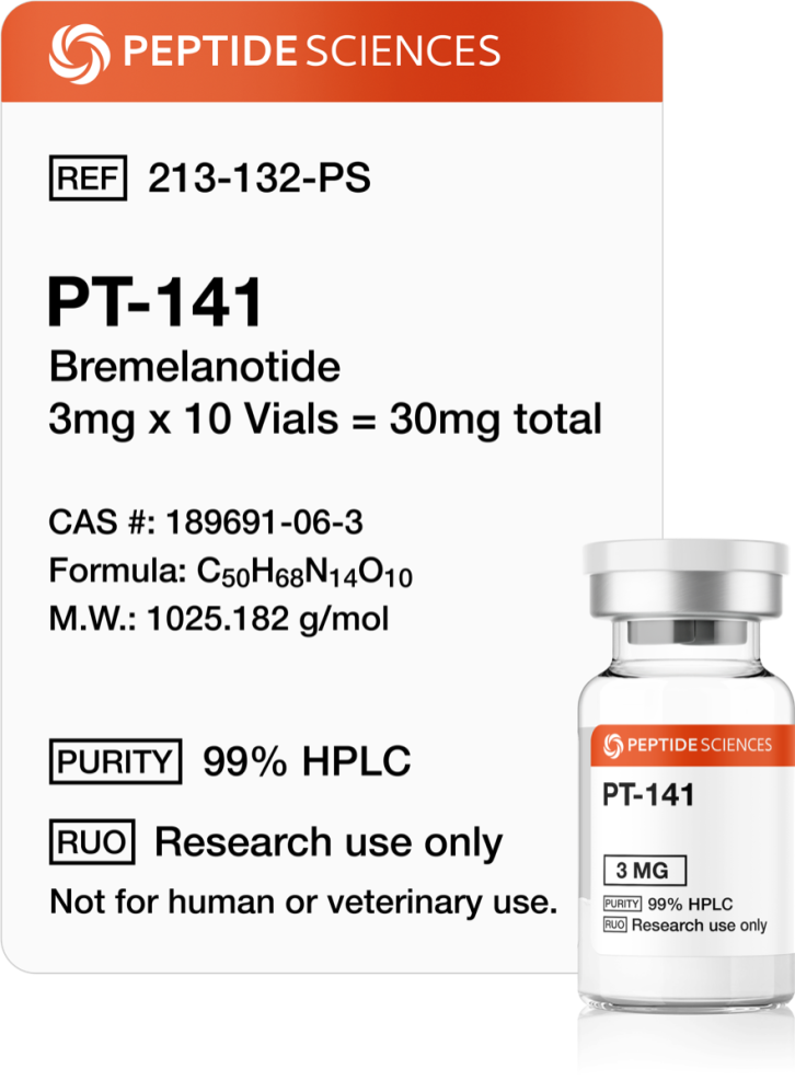 PT-141 (3mg x 10 Vials = 30mg)